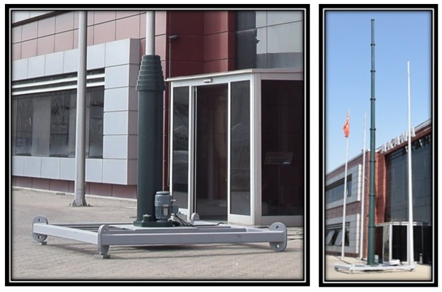 Pneumatic-Telescopic Mast