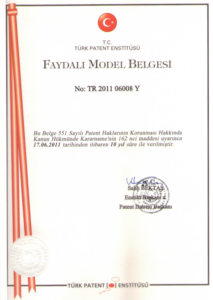 Utility Model Certificate