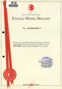 Utility Model Certificate
