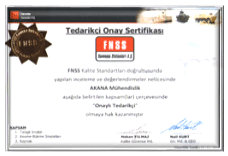 FNSS Approved Subcontractor Certificate